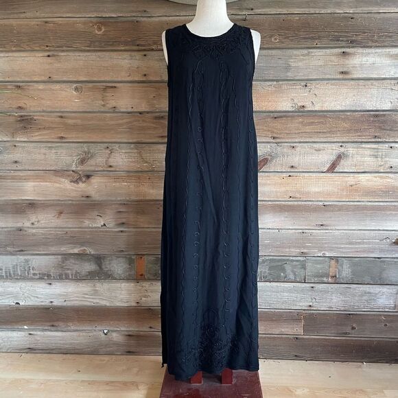 Vintage Russell Kemp New York Matching Cardigan Sweater and Maxi Dress Size M - Picture 8 of 14